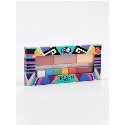 Профессиональный грим, палитра 12 цветов, №1, тональная