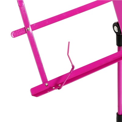 Пюпитр h=155 см, подставка для нот 50×28 см, фуксия