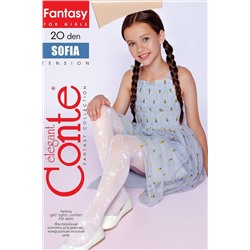 CONTE SOFIA Тонкие эластичные колготки с цветочным рисунком CONTE ELEGANT, 1236275