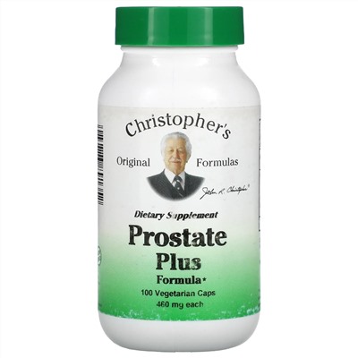 Christopher's Original Formulas, Prostate Plus Formula, 460 mg, 100 Vegetarian Caps