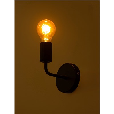 Бра 2609/1BK E27 40 Вт черный 10×12×17.5 см