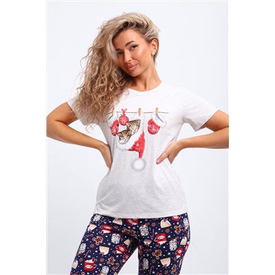 Костюм с брюками КД-008-080 Котята новогодние НАТАЛИ, 1225930