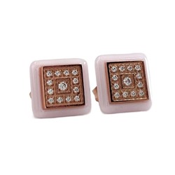 Серьги с керамикой