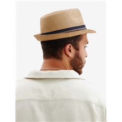 Шляпа мужская MINAKU «Пляж», размер 58, коричневая