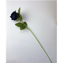 Роза черная одиночная 55см