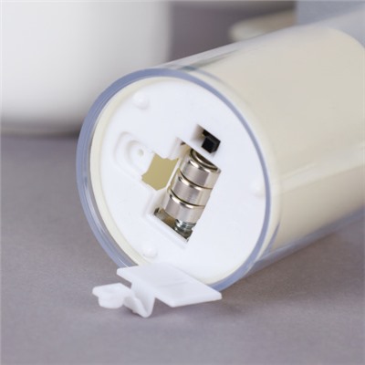 Свеча светодиодная подвижный фитиль в подсвечнике 10 см / VFR-22 /уп 12/360/