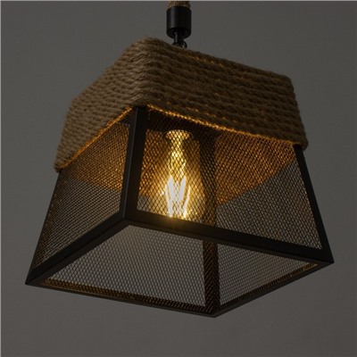 Светильник BayerLux «Куб» 1хЕ27 40 Вт черный 25×25×53 см