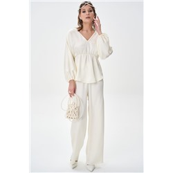 Брюки Маклен (молочный)