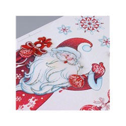 Наклейка интерьерная «Дедушка Мороз», 55×35 см