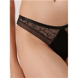 Трусы CONTE LACE TWIST LBR 1989 Трусы «бразилиана» из фактурного кружева и хлопка