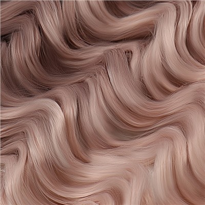 ГОЛЛИВУД Афролоконы, 60 см, 270 г, тёмно-русый, бежевый HKBT1612/Т1310 (Катрин)