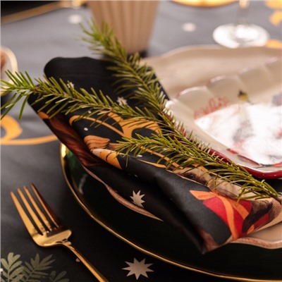 Набор новогодний «Этель» Fairy tale: скатерть 150×110 см ±3 см с ВГМО, салфетки 40×40 см, 4 шт.