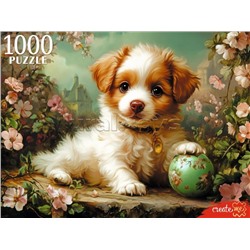 Пазлы 1000 "Игривый щенок"