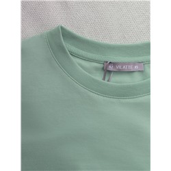 Футболка с принтом свободная эластичная из премиального хлопка