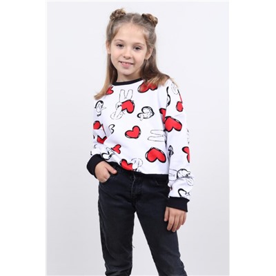 Толстовка 15406 детская (Белый)