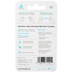 Dr. Tung's, Smart Floss, зубная нить, натуральный ароматизатор кардамона, 27 м (30 ярдов)