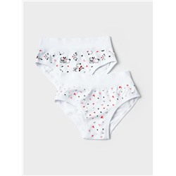 Трусы трикотажные для девочек, 2 шт в комплекте
