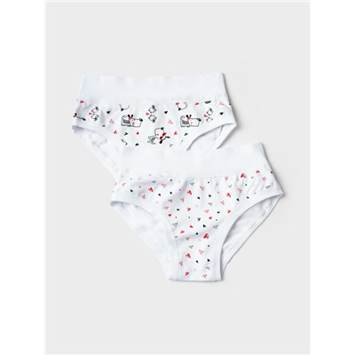 Трусы трикотажные для девочек, 2 шт в комплекте