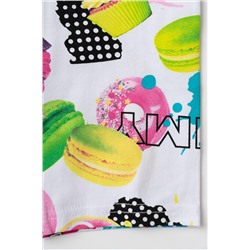 Брюки трикотажные для девочек (легинсы укороченные), 2 пары в комплекте PLAYTODAY, 1240210