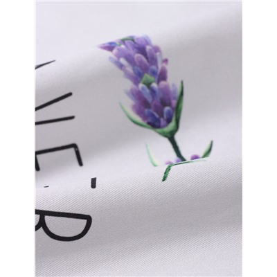 Дорожка на стол Этель Lavender 40×146 см, 100% хлопок, саржа 190 г/м²