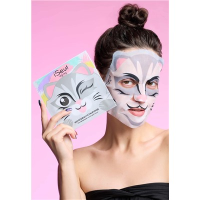 Увлажняющая маска для лица «Кошечка» iSeul