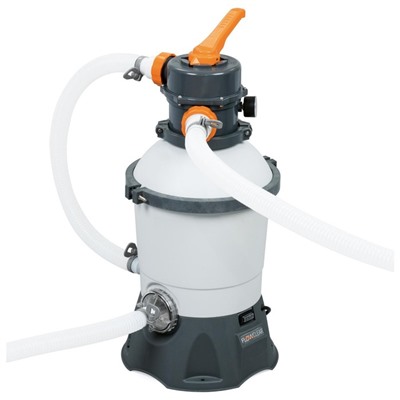 Бассейн каркасный стальной Bestway Hydrium 56574, 366×122 см, песчаный фильтр-насос, лестница, тент, круглый