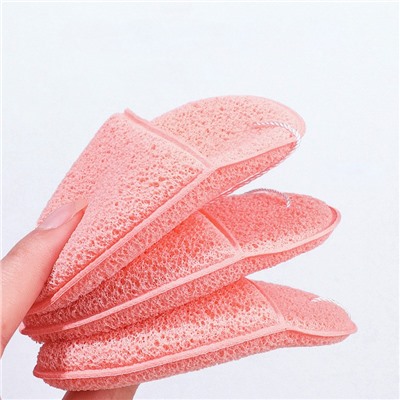 Губка-спонж для умывания капля с кармашком на веревке