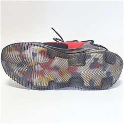 92-650B черн/крас Кроссовки для мальчиков (34-37)/10