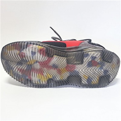 92-650B черн/крас Кроссовки для мальчиков (34-37)/10