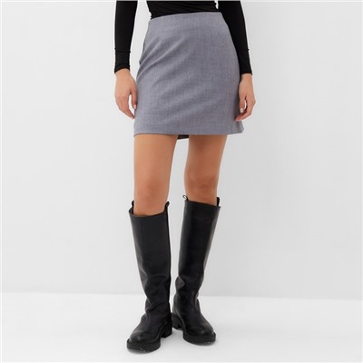 Юбка мини женская MIST: Classic Collection, размер 46-48, серая