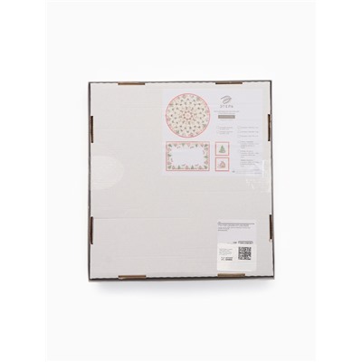 УЦЕНКА Набор столовый "Новогодняя сказка" скат.150х110см +/-3см с ГМВО, салф.40х40см-4 шт, хл100% 16