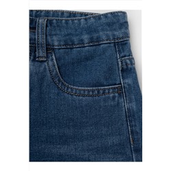 Брюки текстильные джинсовые для девочек PLAYTODAY, 1240040