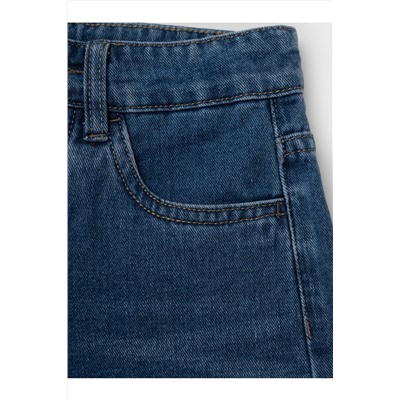 Брюки текстильные джинсовые для девочек PLAYTODAY, 1240040