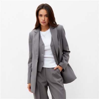 Жилет женский MIST: Classic Collection, размер 50, серый