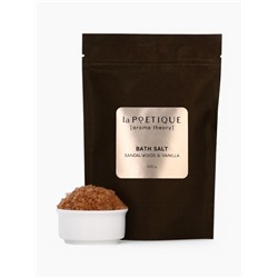 Соль для ванны, 300 г, аромат сандала и ванили, LA POETIQUE