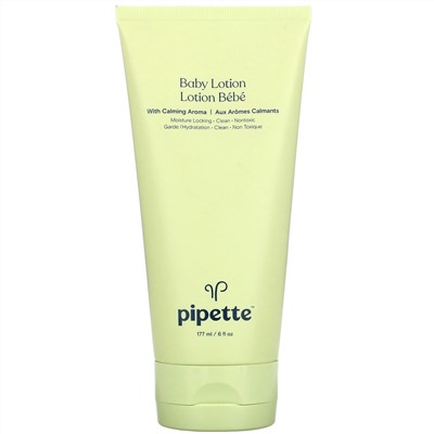 Pipette, Baby Lotion, 6 fl oz (177 ml)