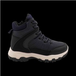 Кроссовки зимние на меху 1901-2 синие п/п