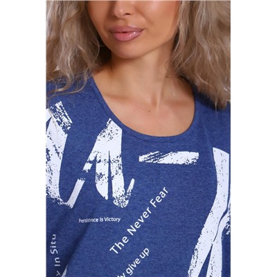 Туника 51109 (Индиго меланж)