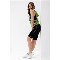 Костюм 67076 (Черный_зеленый водросли)