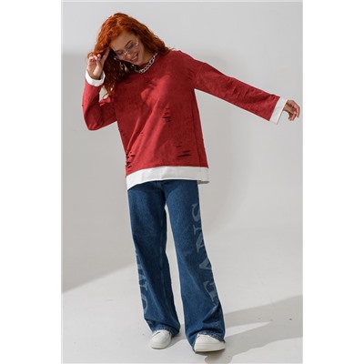 7489W лонгслив женский