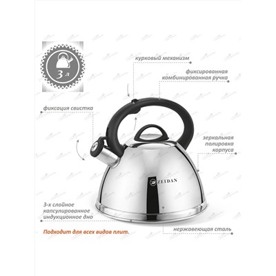 ZEIDAN Чайник Z-4497