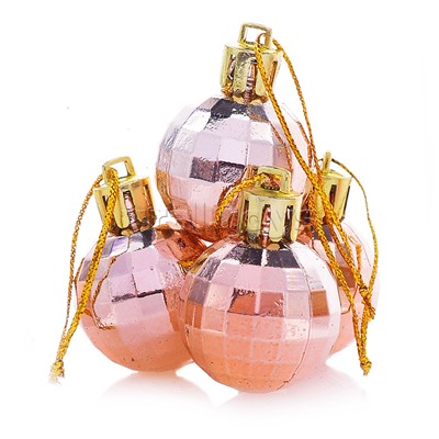 Набор новогодних украшений "Праздник" (16шт*2,5см) в пакете