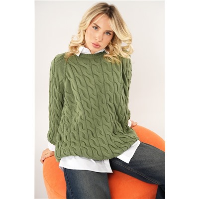 Женский свитер оверсайз Happyfox