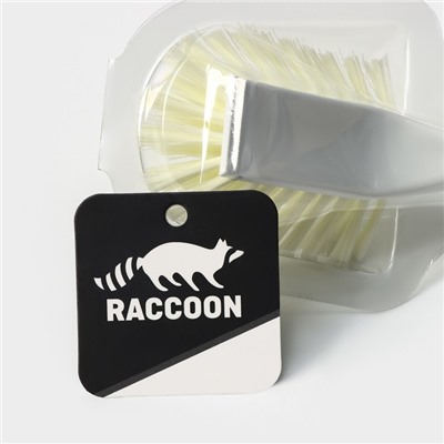 Щётка для мытья посуды Raccoon Breeze, удобная ручка, 30×6.5×8.5 см, ворс 2.5 см