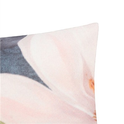 Наволочка декоративная «Этель. Магнолия» 40×40 см, велюр