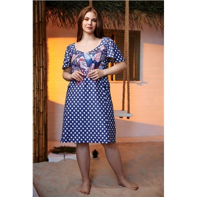 Платье 7385 (Горох_листья)