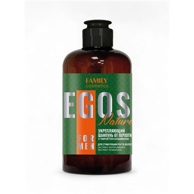 Шампунь для волос мужской от перхоти Nature укрепляющий, 470 мл