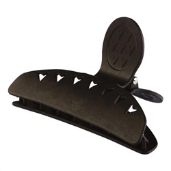 Dewal Зажим для волос бабочка JB00315, пластик, 10 см, черный, 4 шт. 20340