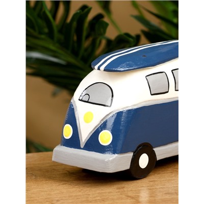 Сувенир «Микроавтобус», 17×6×9.5 см, дерево, синий