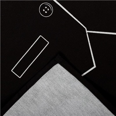 Кухонный набор 3 пр. «Джентльмен», фартук 60×70 см, прихватка 20×20 см, полотенце 35×60 см